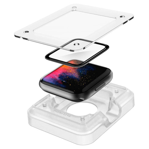 Spigen - (2 pack) ProFlex EZ Fit (AFL01220) - Apple Watch 4 / 5 / 6 / SE / SE 2 (44mm) - Black