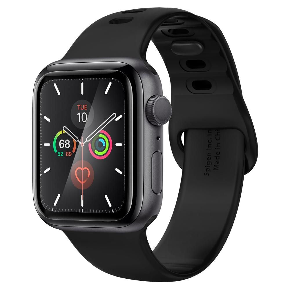 Spigen - (2 pack) ProFlex EZ Fit (AFL01220) - Apple Watch 4 / 5 / 6 / SE / SE 2 (44mm) - Black