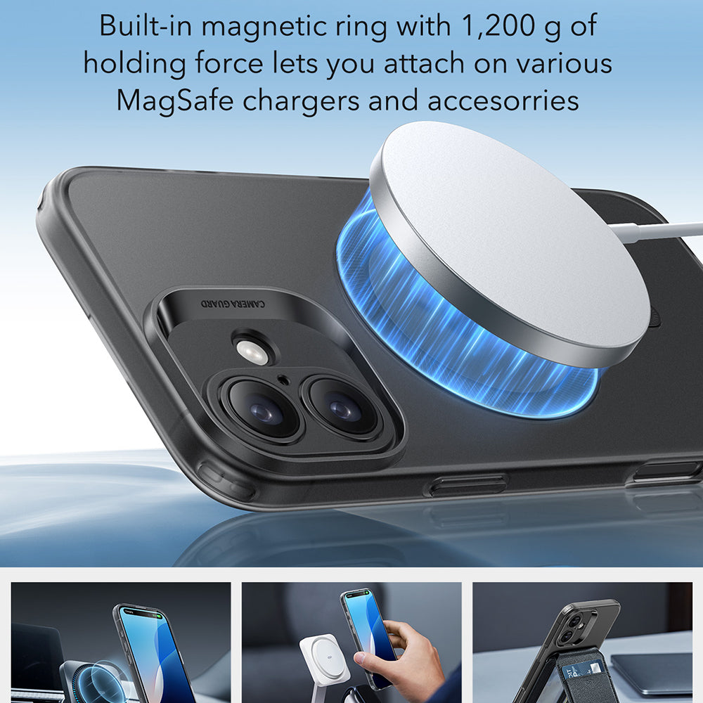 ESR - Zero HaloLock - iPhone 16 Plus - Frosted Black