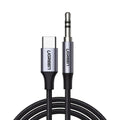 Ugreen - Audio Cable Adapter AV143 (30633) - Type-C to Jack 3.5mm, 1m - Deep Gray