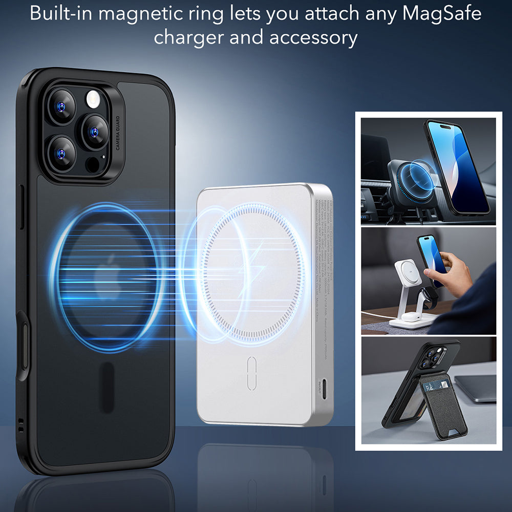 ESR - Classic Hybrid HaloLock - iPhone 16 Pro - Frosted Black