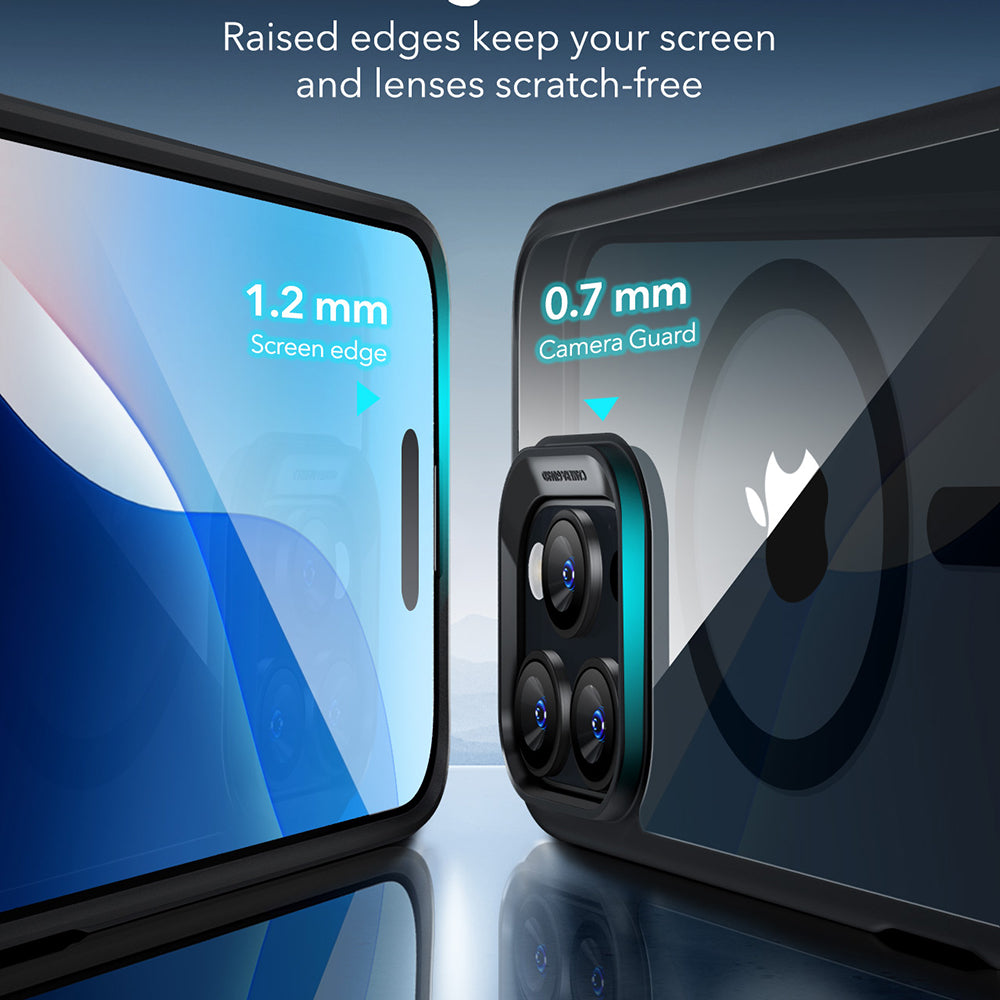 ESR - Classic Hybrid HaloLock - iPhone 16 Pro - Clear Black