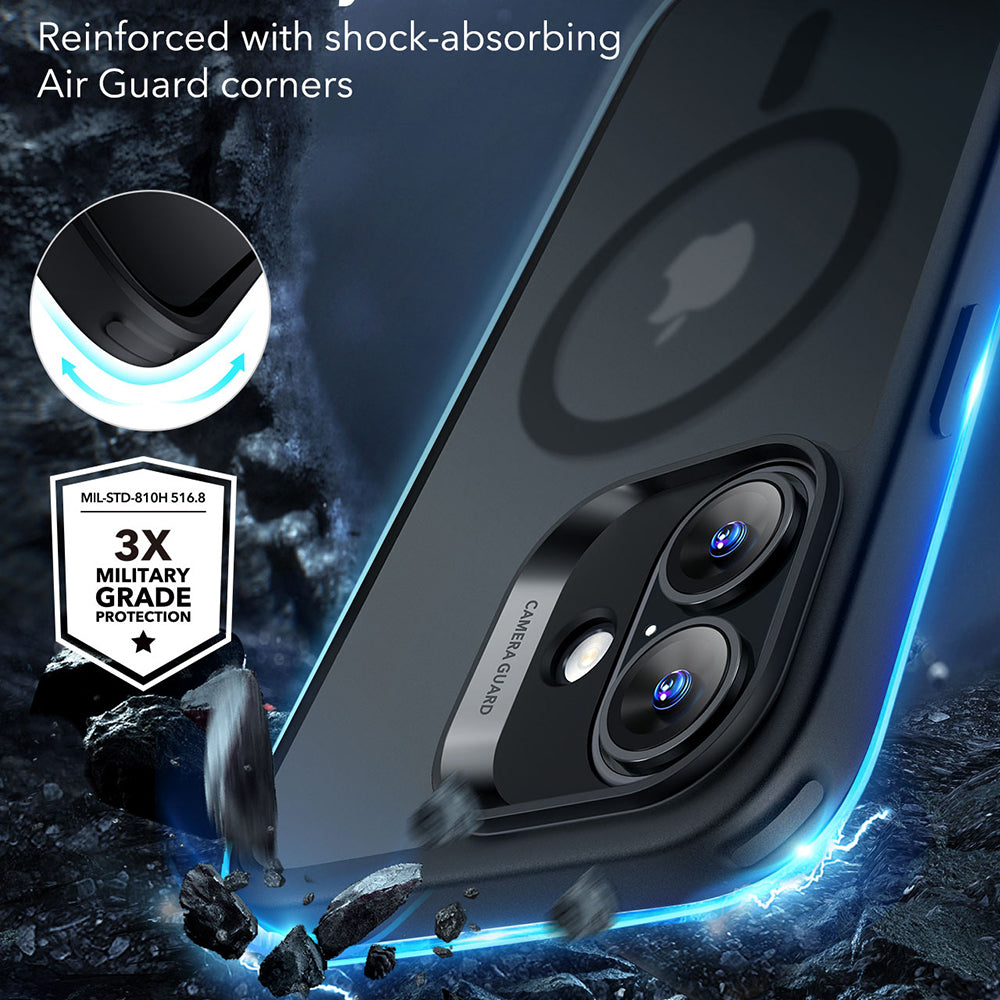 ESR - Classic Hybrid HaloLock - iPhone 16 - Frosted Black