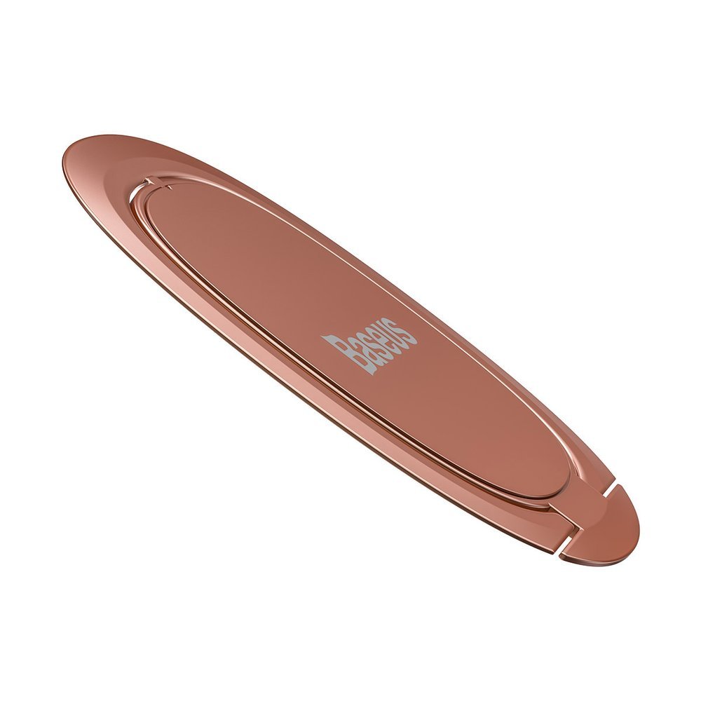 Baseus - Phone Ring Invizible (SUYB-0R) - Standing and Folding Feature, 360° Rotating, Ultra-Thin, 3M Adhesive - Rose Go