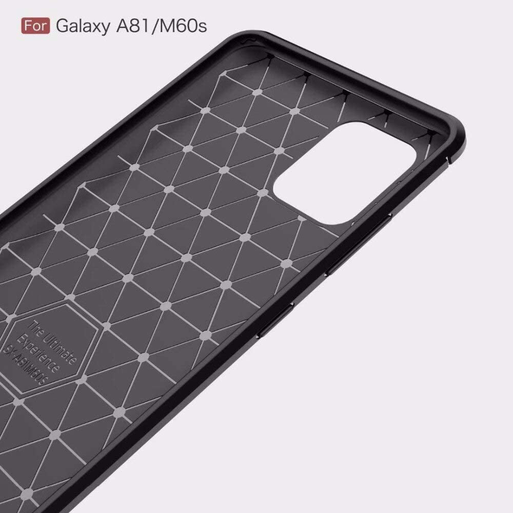 Techsuit - Carbon Silicone - Samsung Galaxy Note 10 Lite - Black