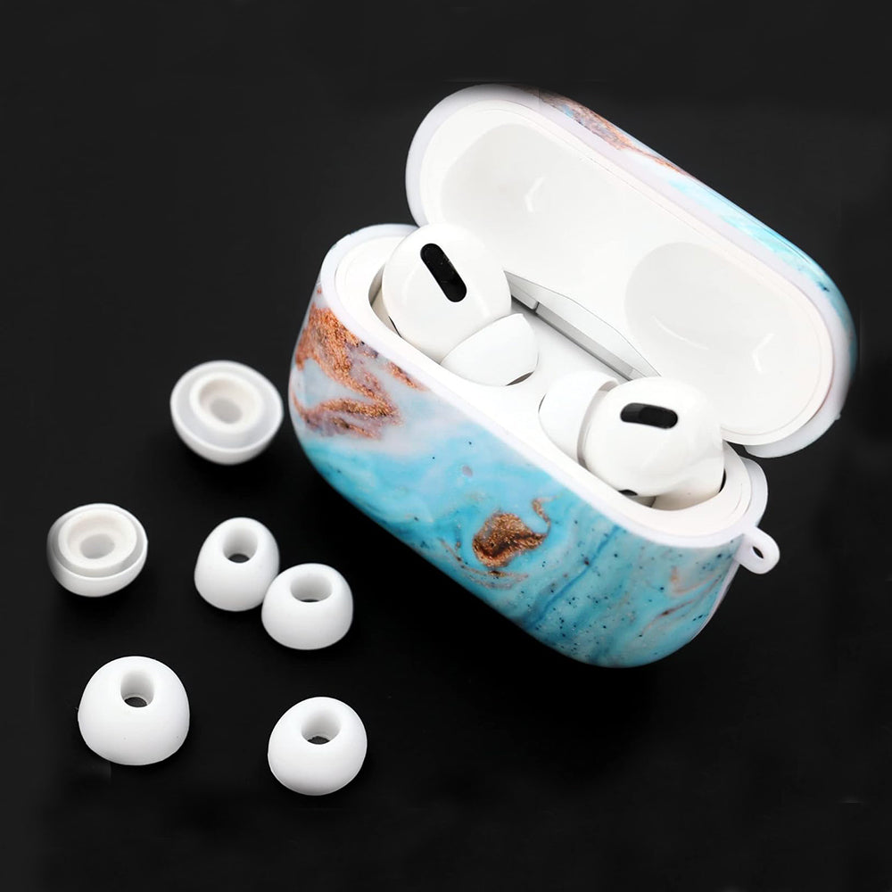 Techsuit - (3 pack) Replacement Ear Tips AirVibe (ET1) - for Apple AirPods Pro 1 / 2, Premium Silicone XS, S, L Sizes - 