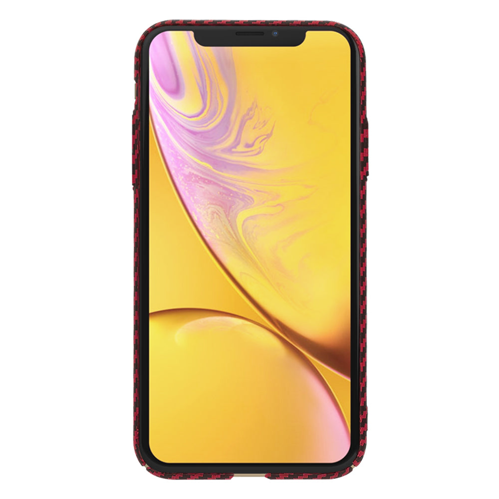 Techsuit - Carbonite FiberShell - iPhone XR - Red