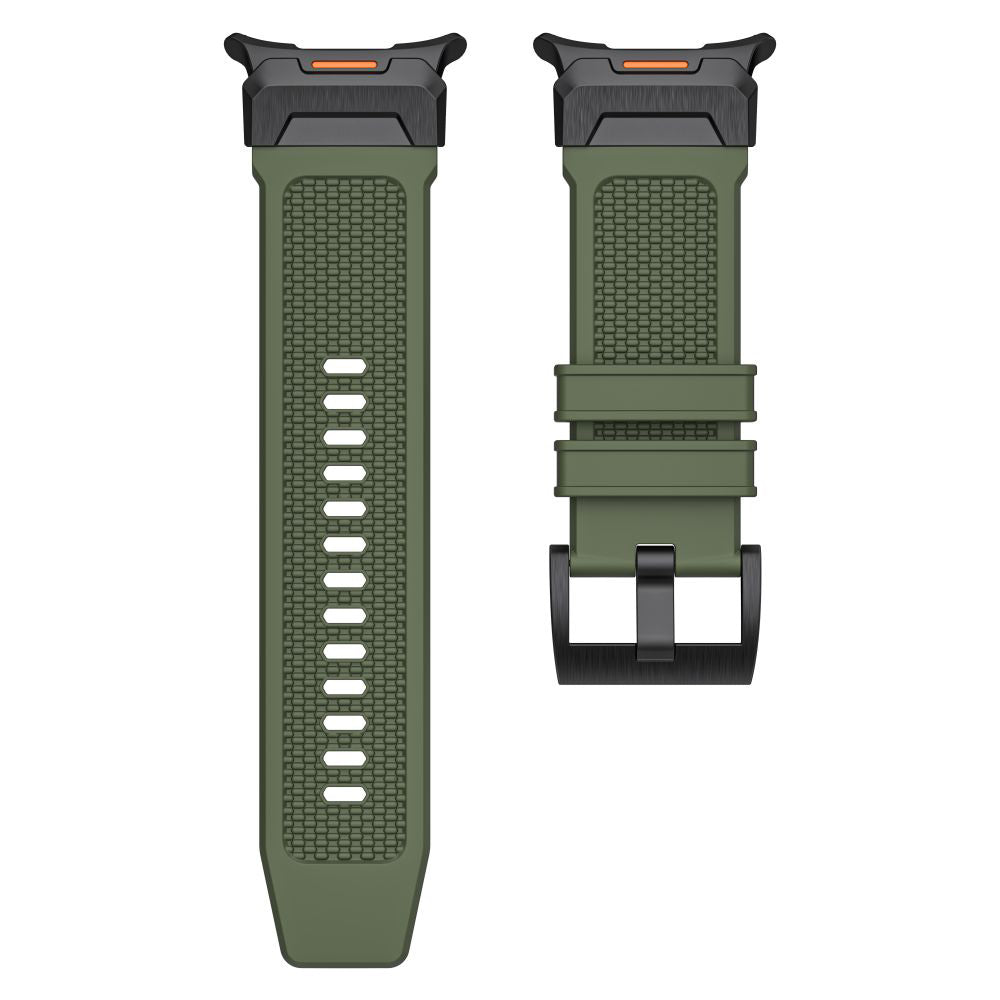 Techsuit - Watchband (W068) - Samsung Galaxy Watch Ultra 47mm / Watch Ultra 2 - Green / Black