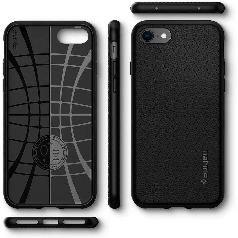 Spigen - Liquid Air (042CS20511) - iPhone 7 / iPhone 8 / iPhone SE 2, SE 2020 / iPhone SE 3, SE 2022 - Black