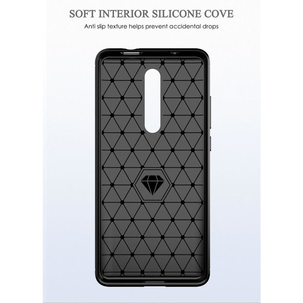Techsuit - Carbon Silicone - Xiaomi Mi 9T / Mi 9T Pro / Redmi K20 / Redmi K20 Pro - Black