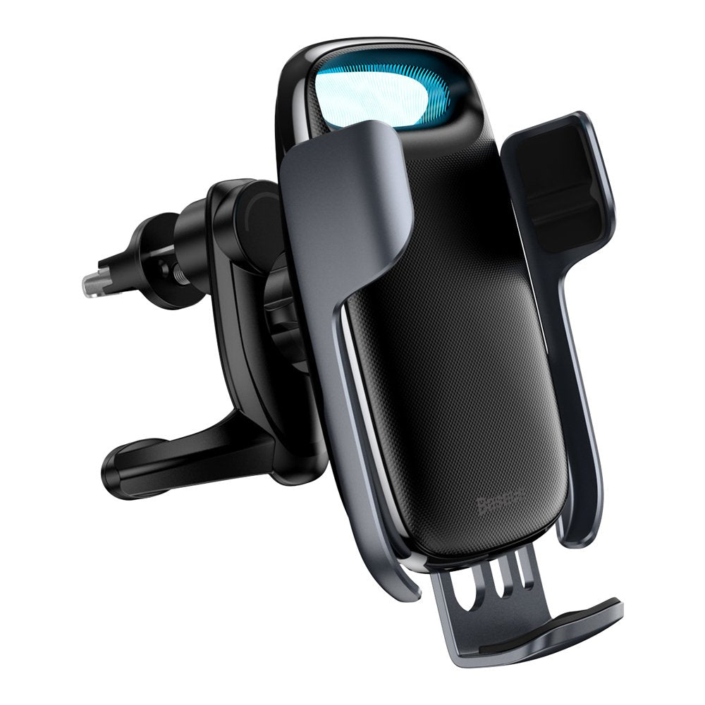 Baseus - Car Holder with Wireless Charging Milky Way (WXHW02-01) - for Air Vent, 15W - Black