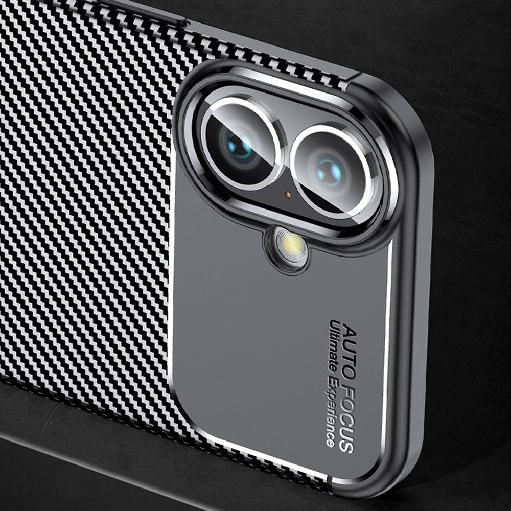 Techsuit - CarbonFiber - iPhone 16 Plus - Black