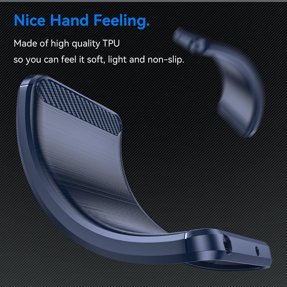 Techsuit - Carbon Silicone - iPhone 16 Plus - Blue