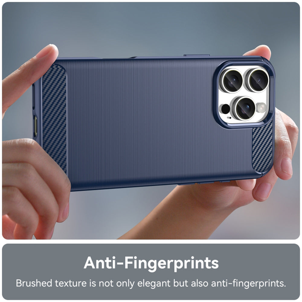 Techsuit - Carbon Silicone - iPhone 16 Pro Max - Blue