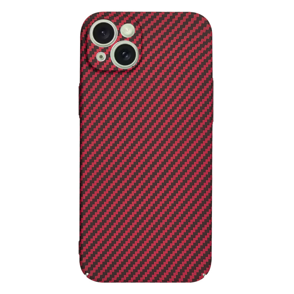 Techsuit - Carbonite FiberShell - iPhone 15 Plus - Red
