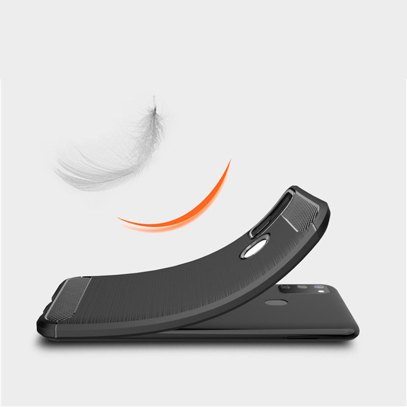 Techsuit - Carbon Silicone - Samsung Galaxy M21 / M30S - Black