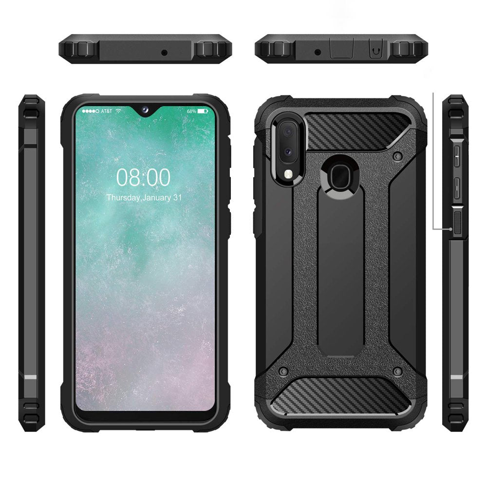 Techsuit - Hybrid Armor - Samsung Galaxy A20e - Black