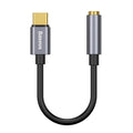 Adaptor Baseus Type-C la Jack 3.5mm L54, DAC Chip, Gri
