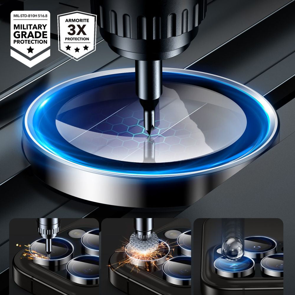 ESR - Armorite Camera Lens Protectors - iPhone 14 Pro/14 Pro Max/15 Pro/15 Pro Max/16 Pro/16 Pro Max/17 Pro/17 Pro Max -