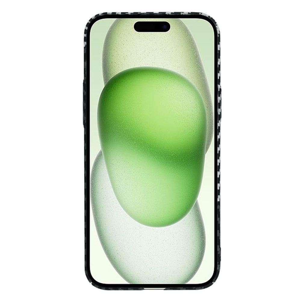 Techsuit - Carbonite FiberShell - iPhone 15 Plus - Stealth Gray