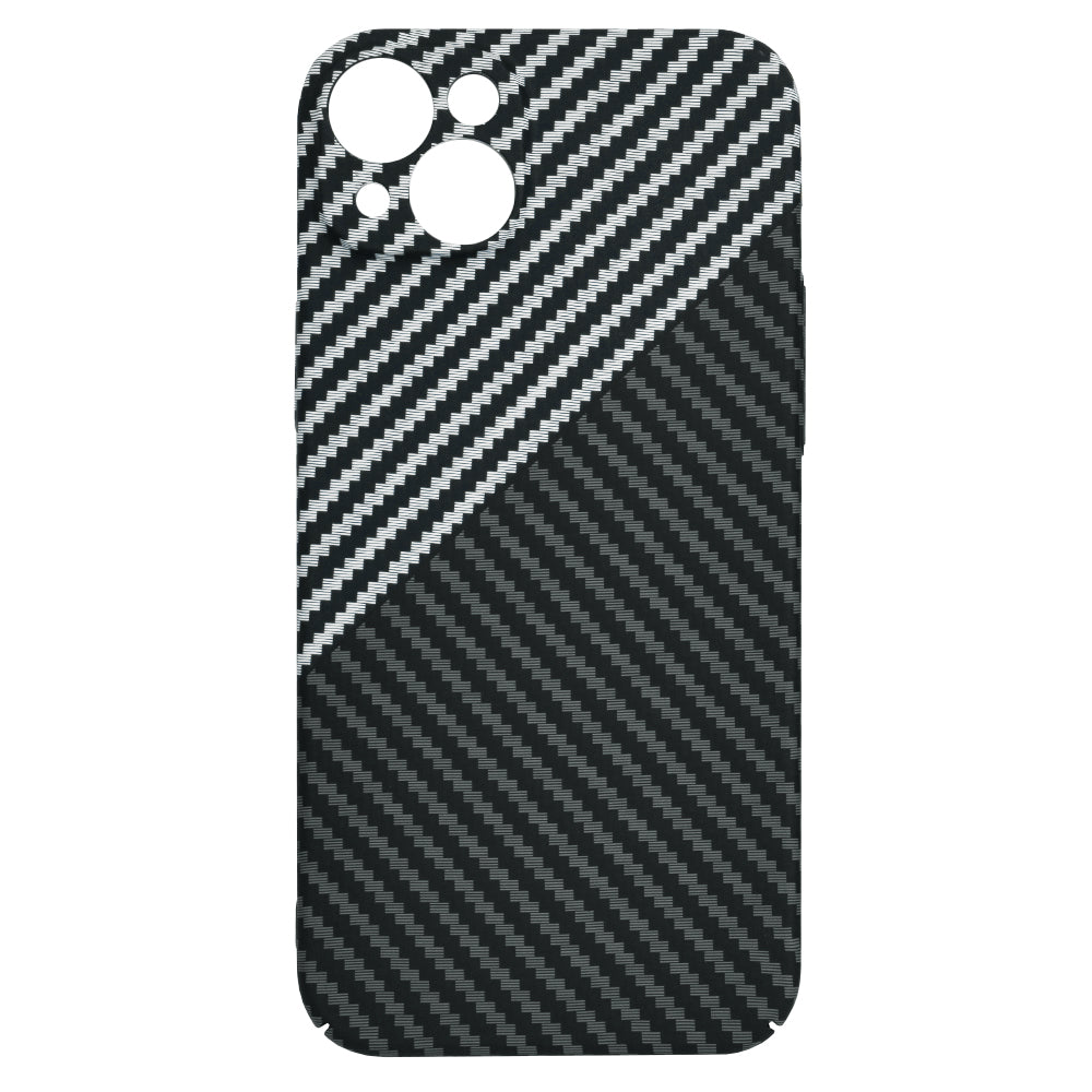 Techsuit - Carbonite FiberShell - iPhone 15 Plus - Stealth Gray