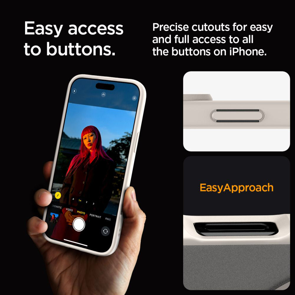 Spigen - Ultra Hybrid MagSafe (ACS08382) - iPhone 16 Pro Max - Frost Natural Titanium