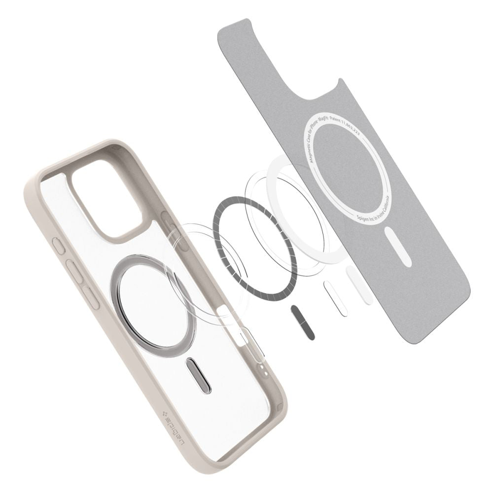 Spigen - Ultra Hybrid MagSafe (ACS08382) - iPhone 16 Pro Max - Frost Natural Titanium