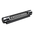 Baseus - Parking Number (ACNUM-01) - for Dashboard, Fluorescent Digits, Number Hiding, Weather-Resistant, Non-Slip - Bla