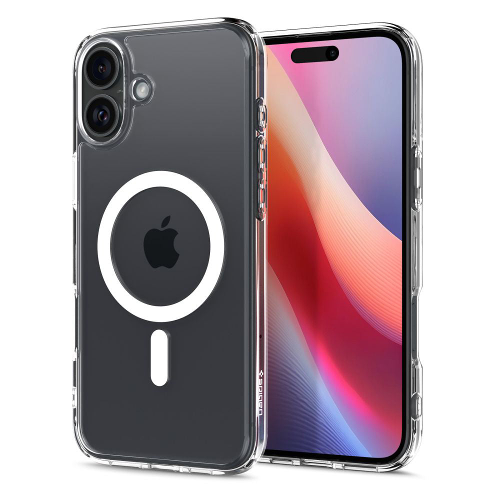 Spigen Husa de protectie Spigen Ultra Hybrid MagSafe (ACS08205) compatibil cu iPhone 16, Alb – imagine 3
