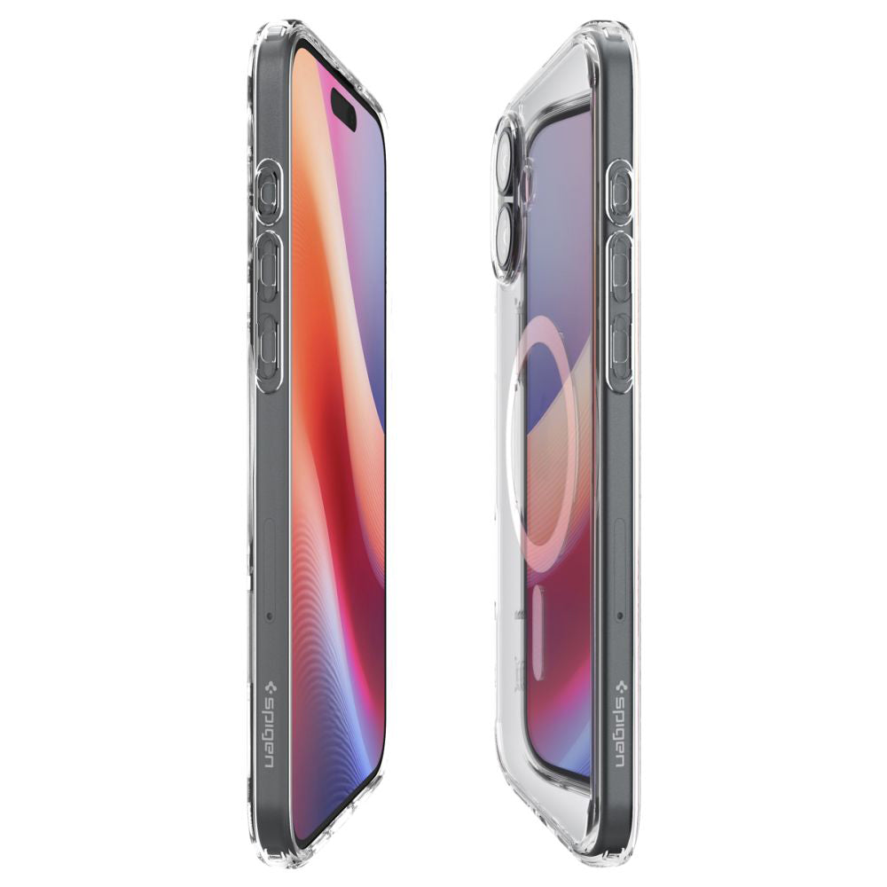 Spigen Husa de protectie Spigen Ultra Hybrid MagSafe (ACS08205) compatibil cu iPhone 16, Alb – imagine 7