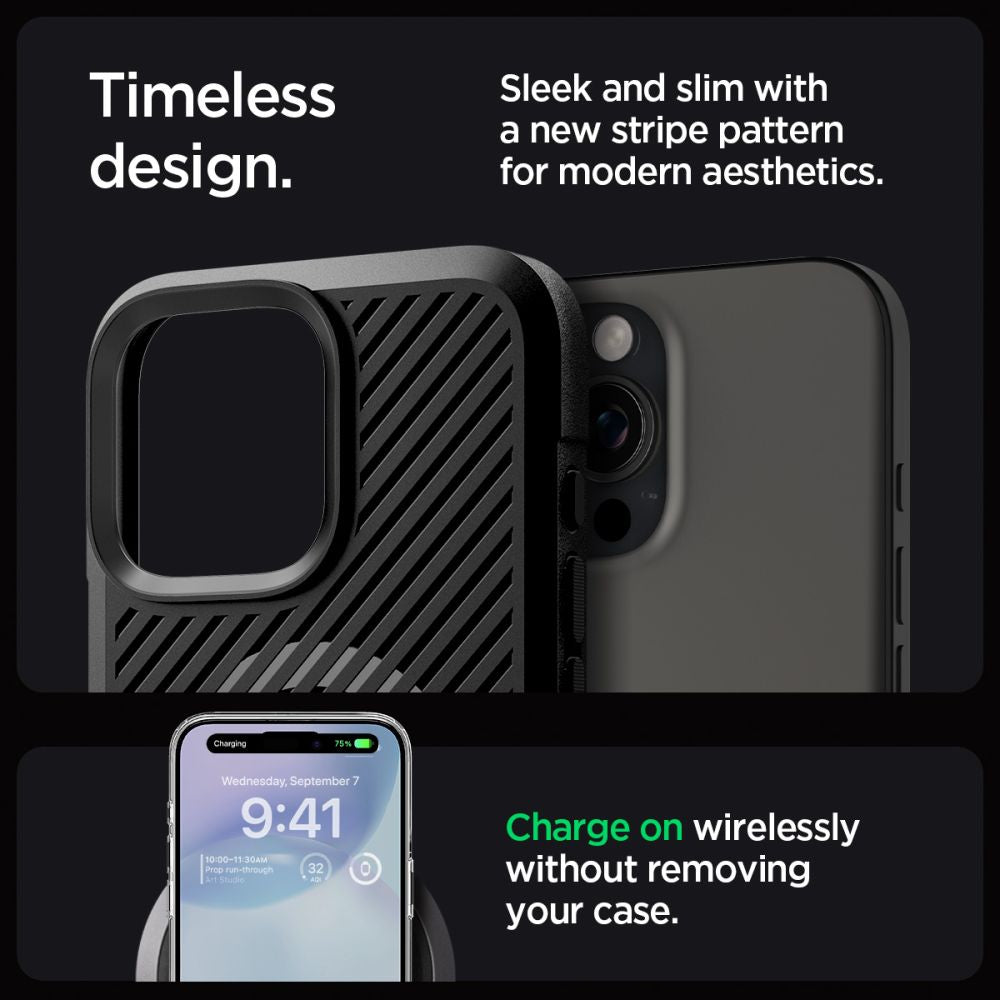 Spigen - Core Armor MagSafe (ACS08158) - iPhone 16 Pro - Matte Black