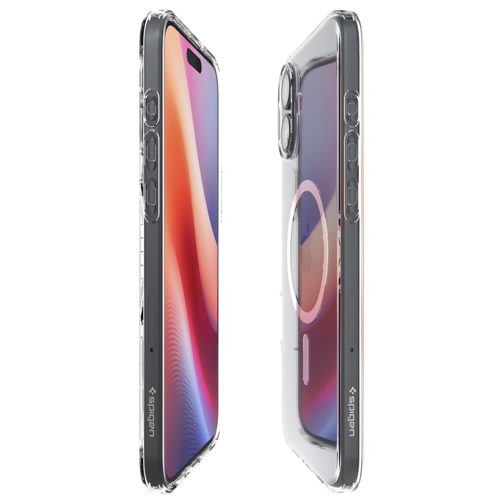 Spigen Husa de protectie Spigen Liquid Crystal MagSafe (ACS08390) compatibil cu iPhone 16, Transparent – imagine 4