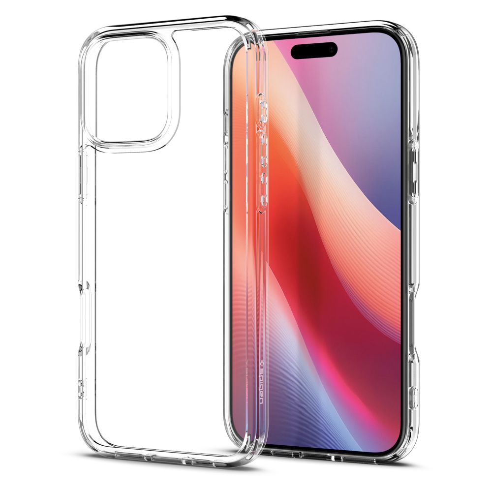 Spigen Husa de protectie Spigen Ultra Hybrid (ACS08121) compatibil cu iPhone 16 Pro, Crystal Clear – imagine 3