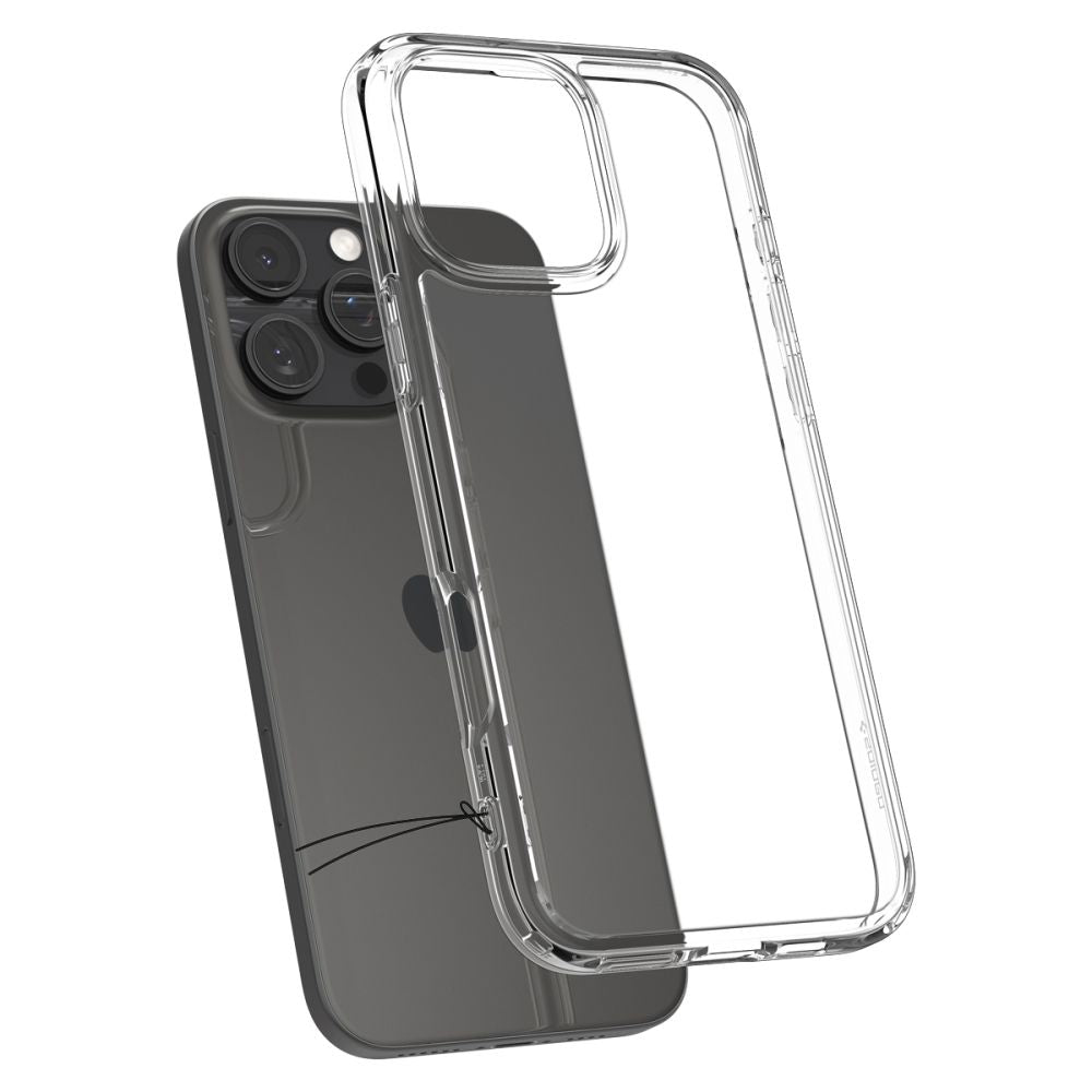 Spigen Husa de protectie Spigen Ultra Hybrid (ACS08121) compatibil cu iPhone 16 Pro, Crystal Clear – imagine 5