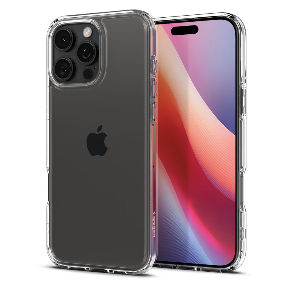 Spigen Husa de protectie Spigen Ultra Hybrid (ACS08121) compatibil cu iPhone 16 Pro, Crystal Clear – imagine 2