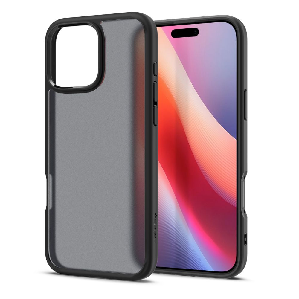 Spigen Husa de protectie Spigen Ultra Hybrid (ACS08124) compatibil cu iPhone 16 Pro, Frost Black – imagine 2