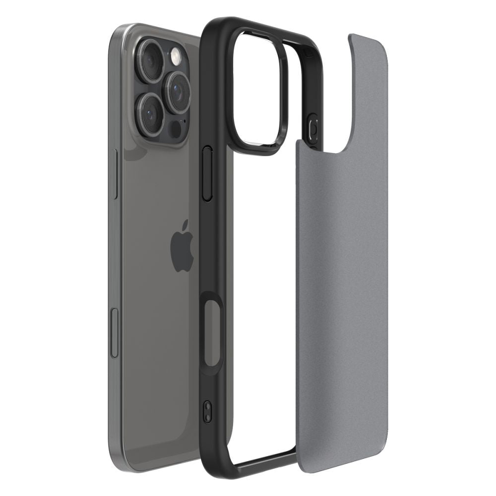 Spigen Husa de protectie Spigen Ultra Hybrid (ACS08124) compatibil cu iPhone 16 Pro, Frost Black – imagine 5