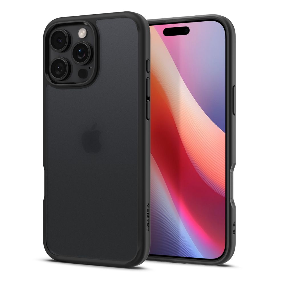 Spigen Husa de protectie Spigen Ultra Hybrid (ACS08124) compatibil cu iPhone 16 Pro, Frost Black – imagine 3