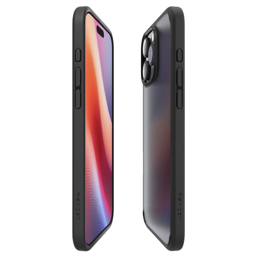 Spigen Husa de protectie Spigen Ultra Hybrid (ACS08124) compatibil cu iPhone 16 Pro, Frost Black – imagine 6