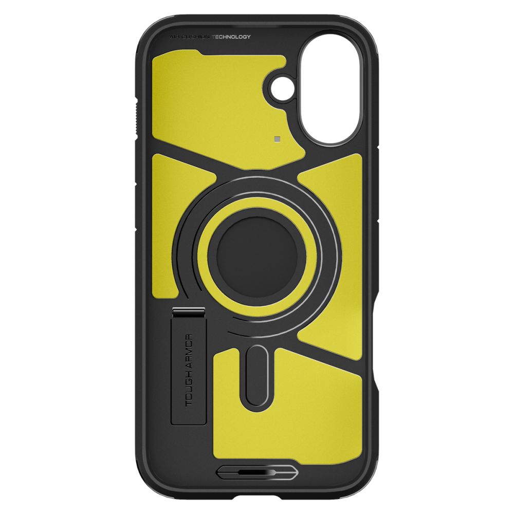 Spigen Husa de protectie Spigen Tough Armor MagSafe (ACS08216) compatibil cu iPhone 16, Negru – imagine 3