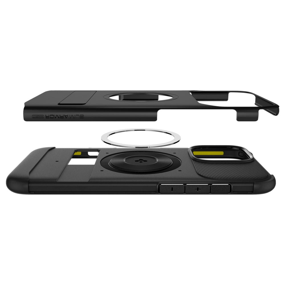 Spigen - Slim Armor MagSafe (ACS08164) - iPhone 16 Pro - Black