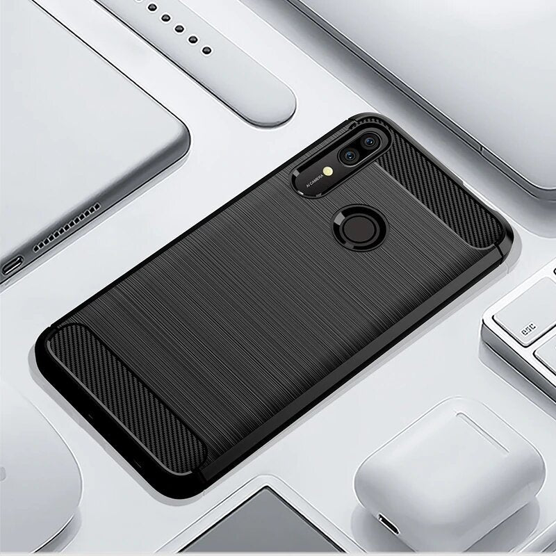 Techsuit - Carbon Silicone - Huawei P Smart Z - Black