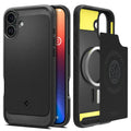Spigen - Rugged Armor MagSafe (ACS08087) - iPhone 16 Plus - Matte Black