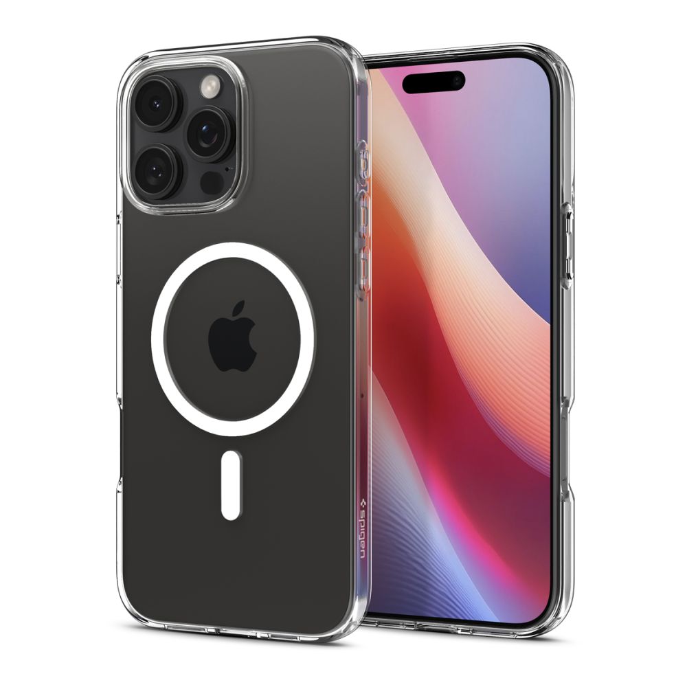 Spigen Husa de protectie Spigen Liquid Crystal MagSafe (ACS08389) compatibil cu iPhone 16 Pro, Transparent – imagine 2