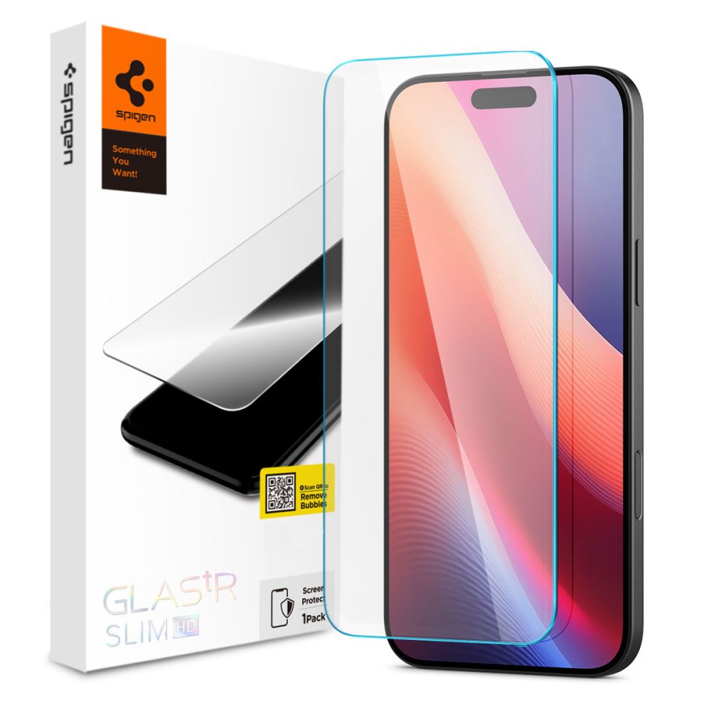 Spigen - Glas.tR Slim HD (AGL06910) - iPhone 15 / iPhone 16 - Clear