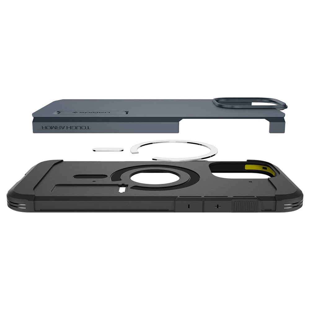 Spigen - Tough Armor MagSafe (ACS08014) - iPhone 16 Pro Max - Metal Slate