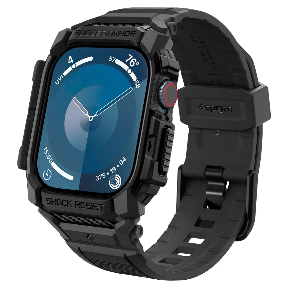 Spigen - Rugged Armor Pro (ACS08591) - Apple Watch 10 42mm / Watch 11 42mm - Matte Black