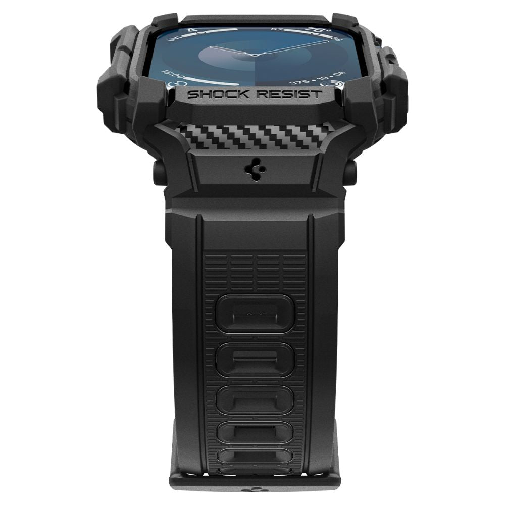 Spigen - Rugged Armor Pro (ACS08591) - Apple Watch 10 42mm / Watch 11 42mm - Matte Black