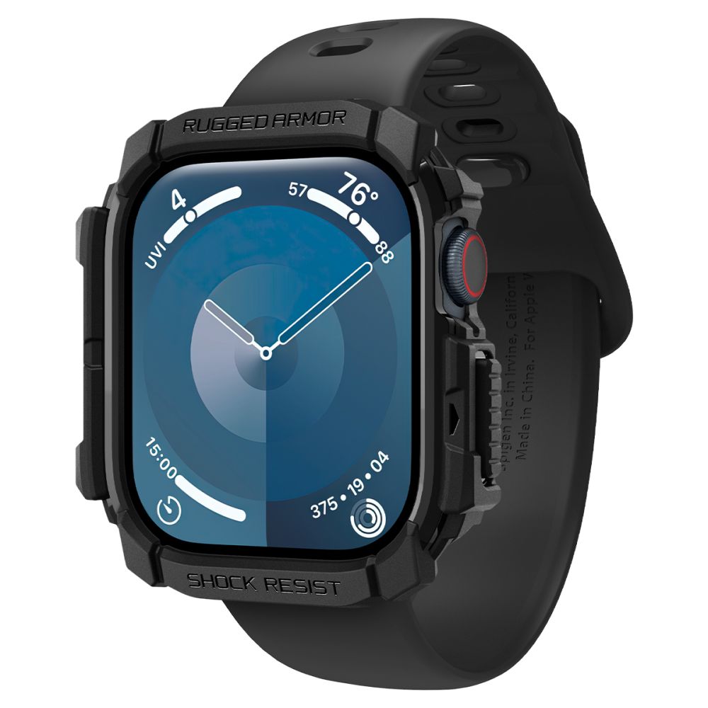 Spigen - Rugged Armor (ACS08585) - Apple Watch 10 42mm / Watch 11 42mm - Black