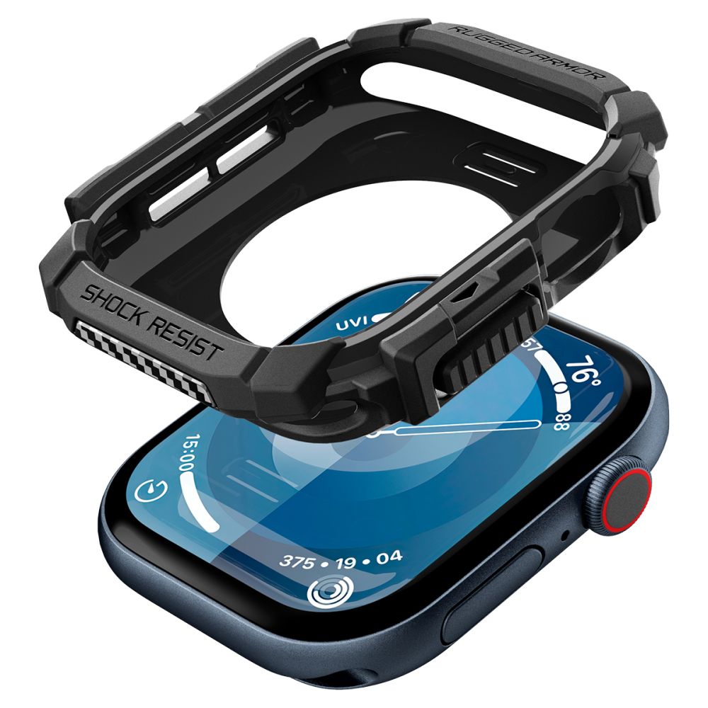Spigen - Rugged Armor (ACS08585) - Apple Watch 10 42mm / Watch 11 42mm - Black